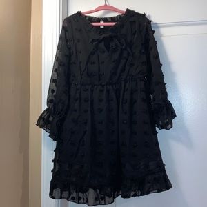 Girls Black Dress